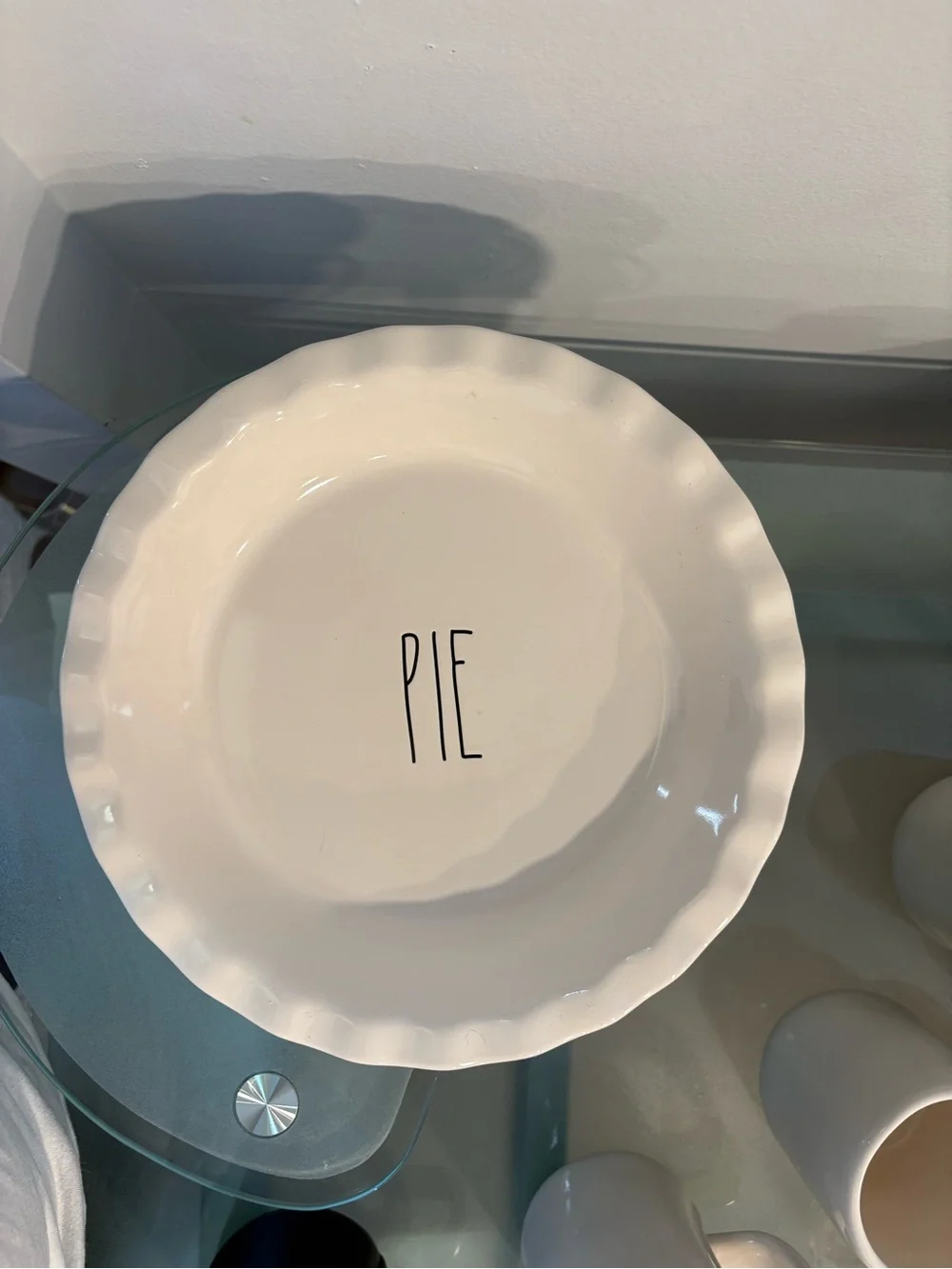 White Ceramic 'Pie' Serving Dish - Classic Home Dining